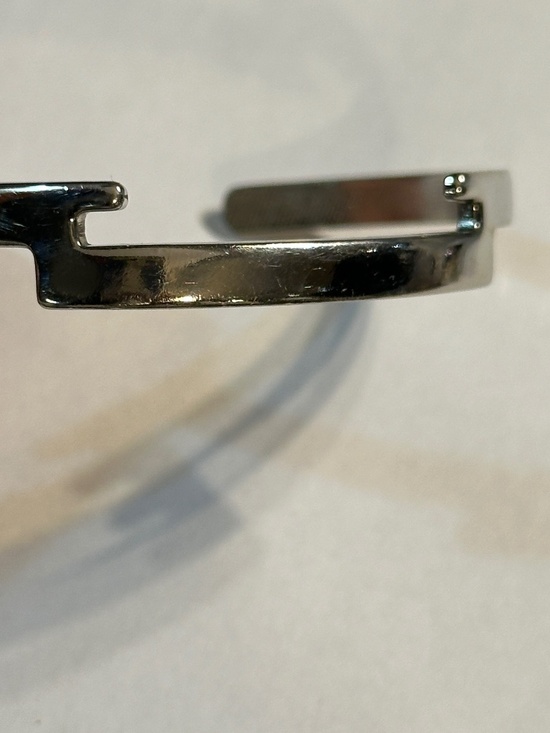 Vintage Silver Avon Chevron Bracelet set of 2 - Picture 10 of 11